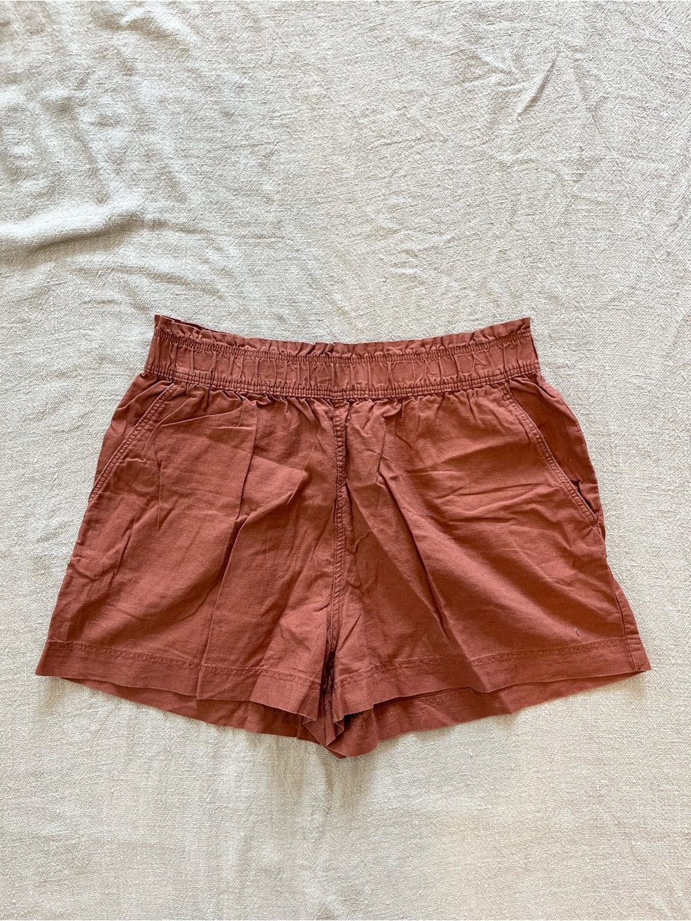 H&M Linen High Waisted Shorts